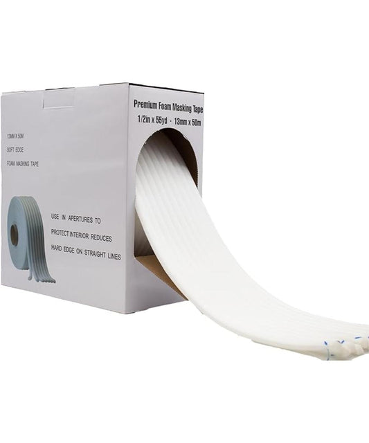Autoline Foam Masking Tape 13mm x 50m Roll