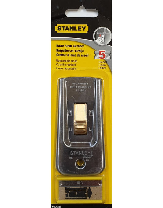 Stanley Razor Blade Scraper + 5 x Blades