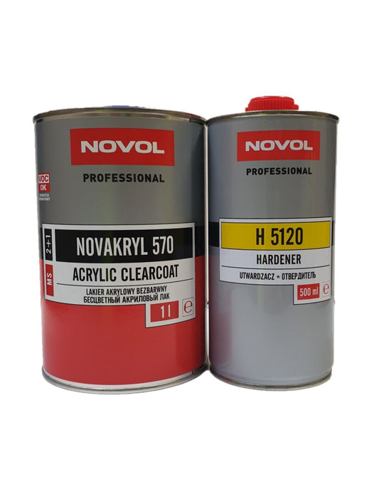 Novakryl 570 MS Clear Coat 2:1 - 1.5L Kit
