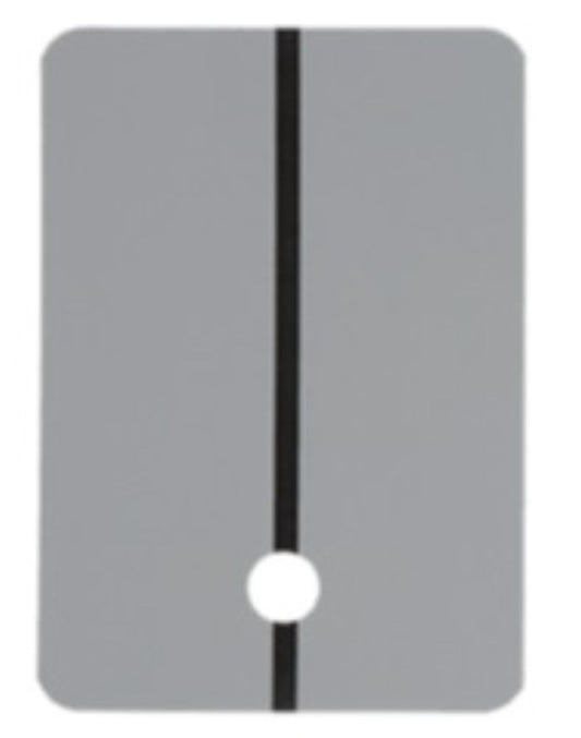 Metal Spray Card w/Hole (Light Grey) SINGLE