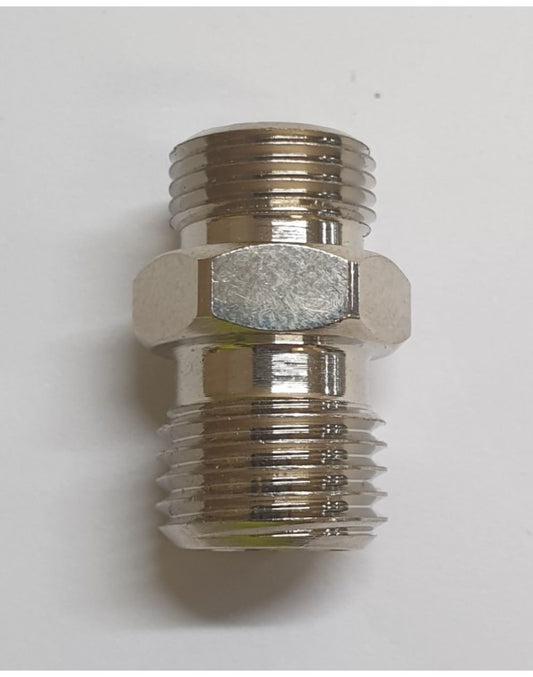 Fitting for Airtools & Guns. Double ended male threads