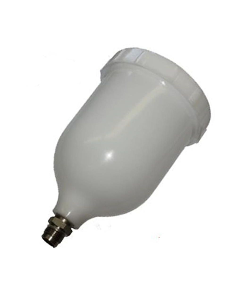 600ml Feed Spray Pot For Devilbiss GTI/TEKNA Pro Pri FLG - High Hardness Plastic Paint Cup