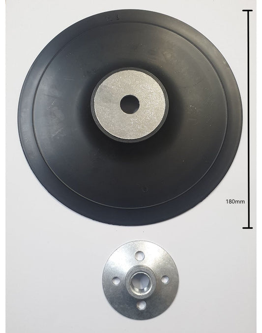 180mm Fibre Disc Back Up Pad - M14 Thread