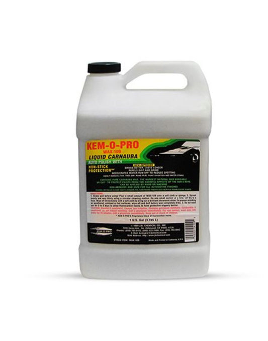 Kem-O-Pro WAX-109 Carnauba Liquid Wax 3.785L