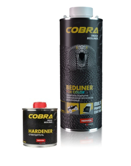 Novol Cobra Bedliner 800ml Kit - Tintable