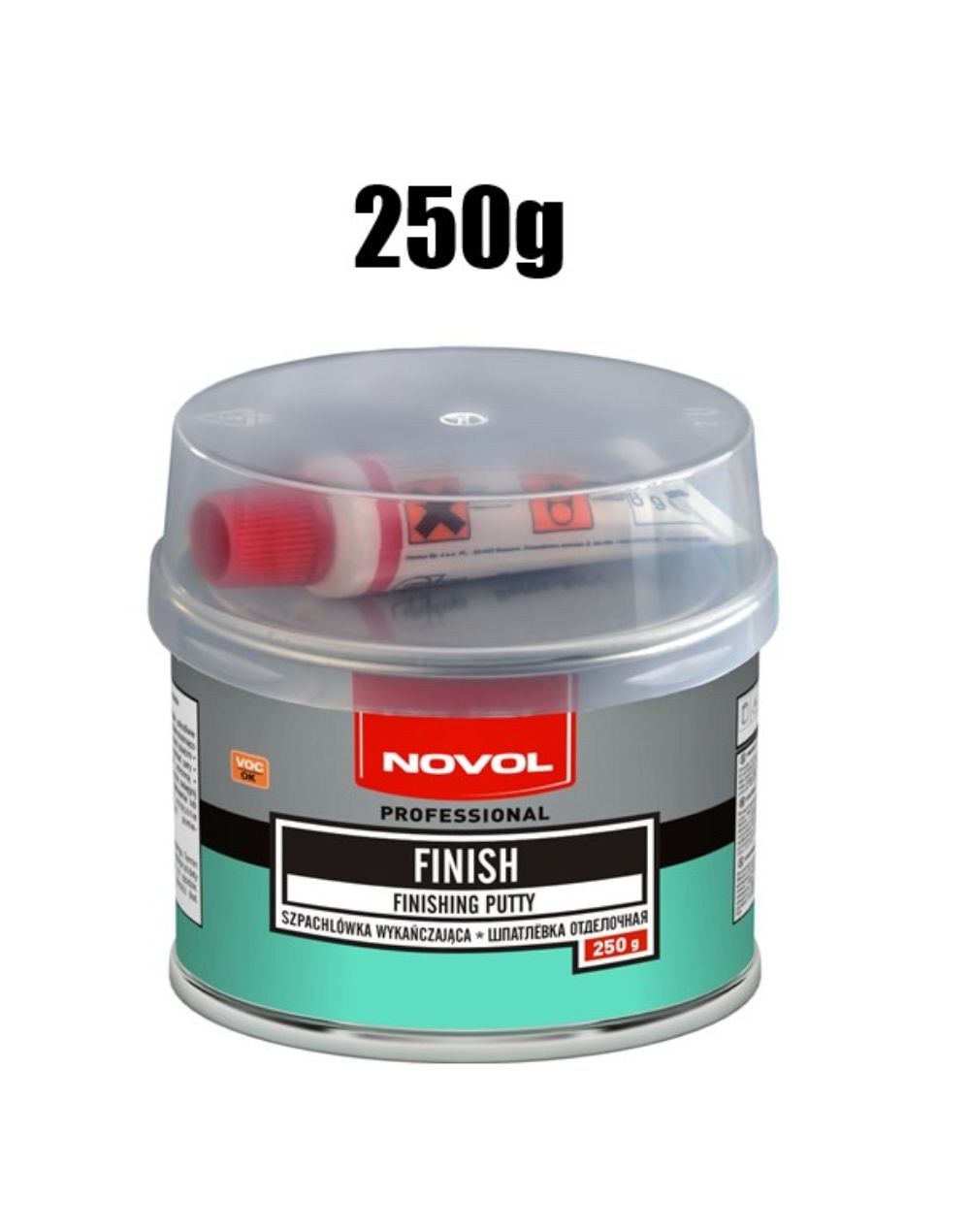 Novol Finish Putty - 250g– Premier Panelbeating Supplies Ltd