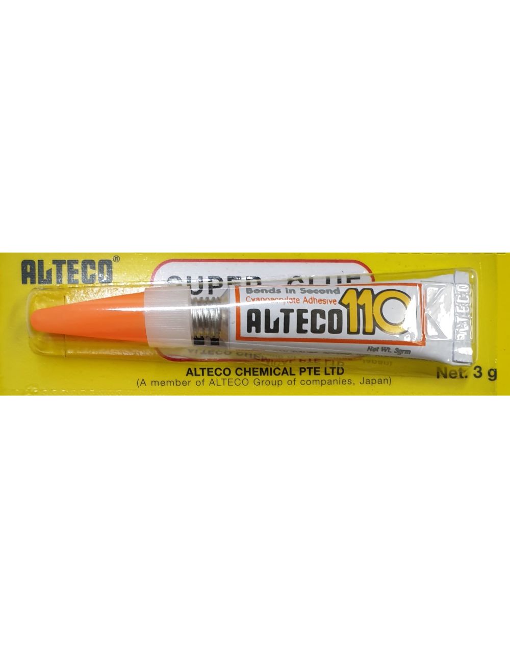 Alteco 110 Super Glue - 3 gm– Premier Panelbeating Supplies Ltd