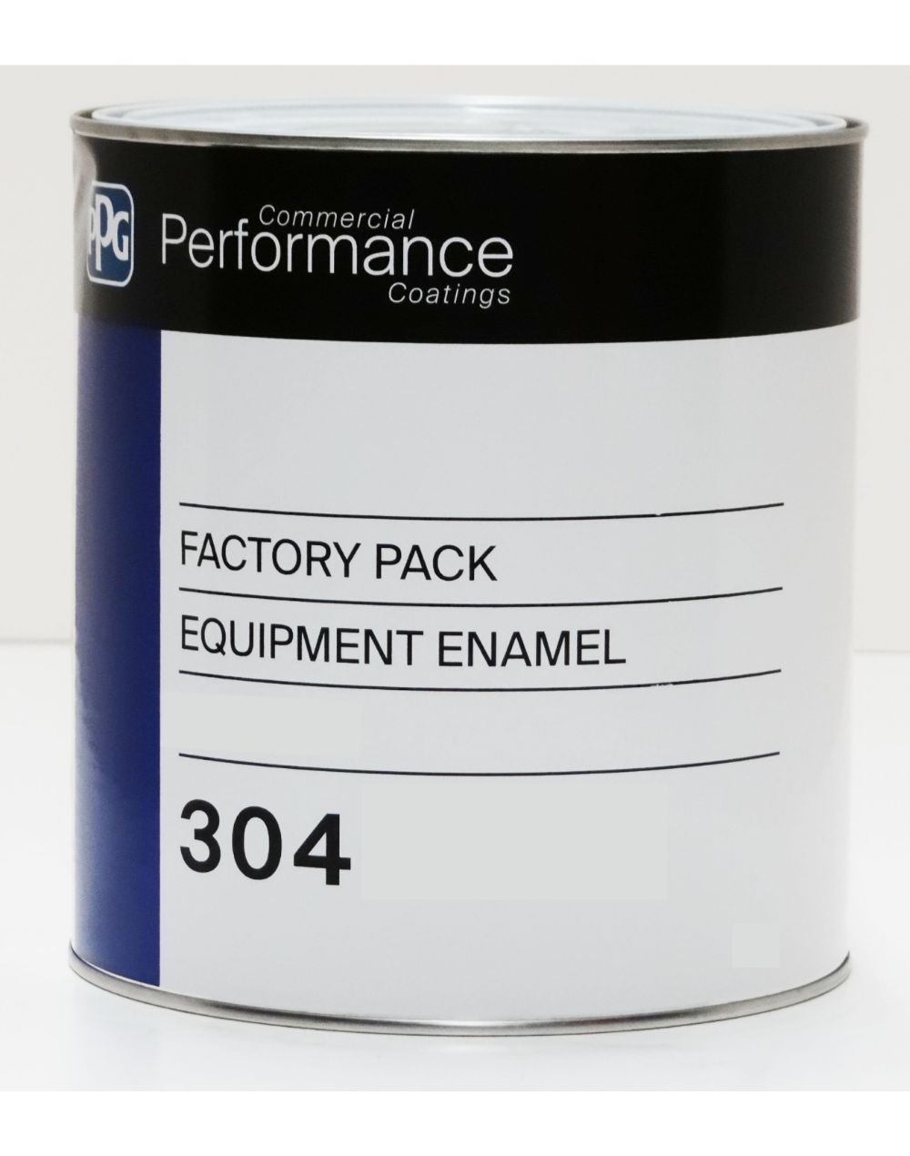 PPG Equipment Enamel Satin Black 4L FACTORY PACK