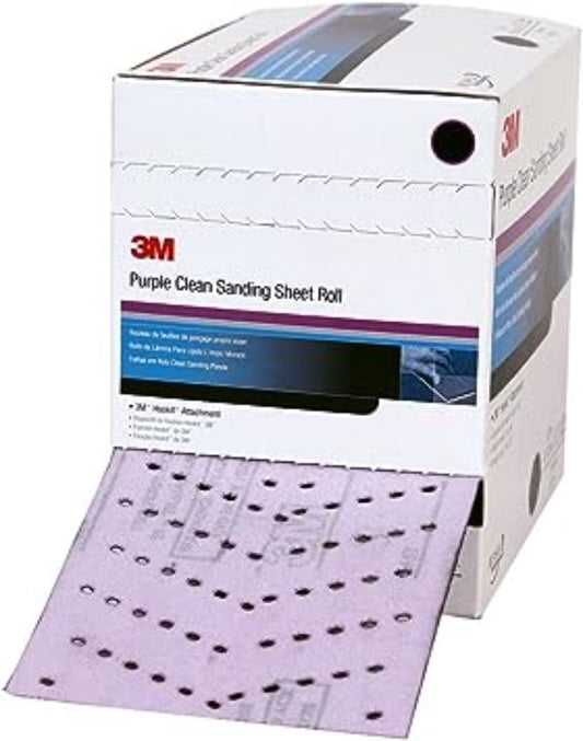 3M Purple Clean Sanding Sheet Roll - 115mm - P240