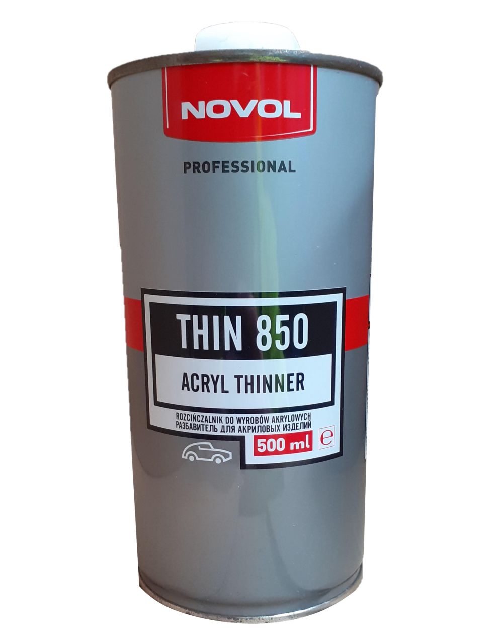 Novol Thin 850 - Acryl Thinner 500ml– Premier Panelbeating Supplies Ltd