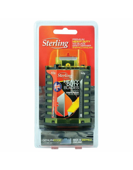 Sterling Heavy Duty Trim Blade - (x100) - Safety Dispenser