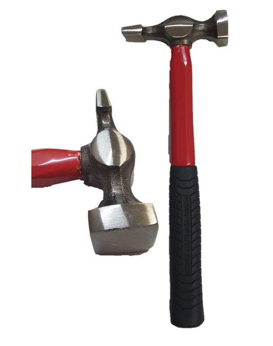 Red Handle Hammer w/Flat Face and Narrow Head