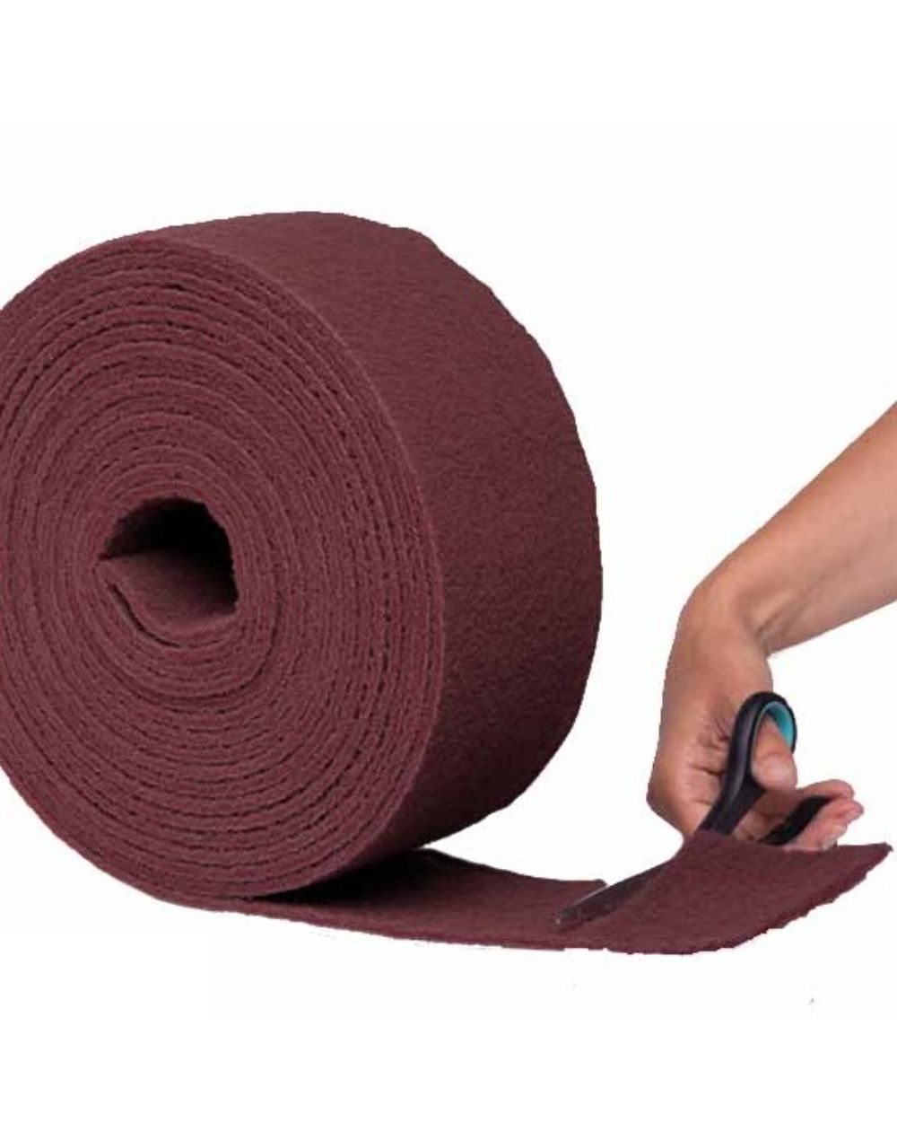 Non-Woven Scuff Roll Red 115mm x 10m– Premier Panelbeating Supplies Ltd