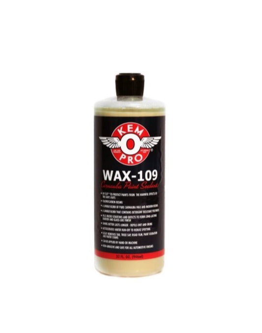 Kem-O-Pro WAX-109 Carnauba Liquid Wax 946ml