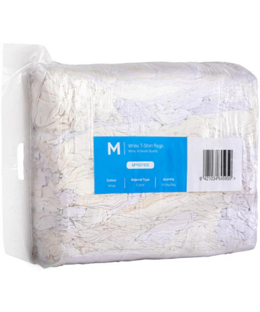 10KG White Cleaning Rags